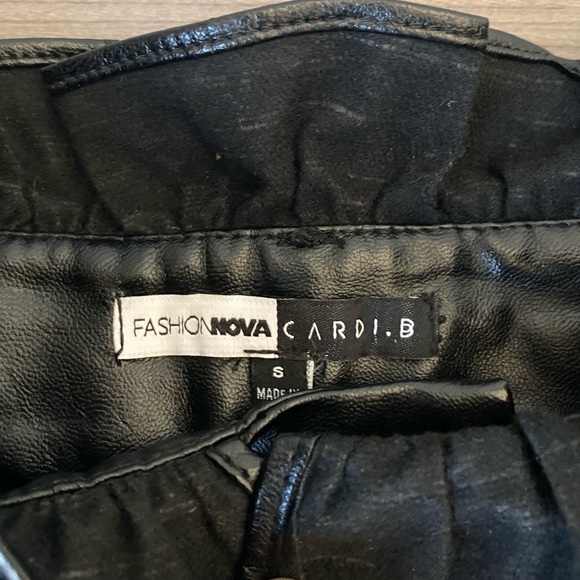 Fashion Nova Pants| Cardi B Collection|  Faux Leather - Picture 3 of 6
